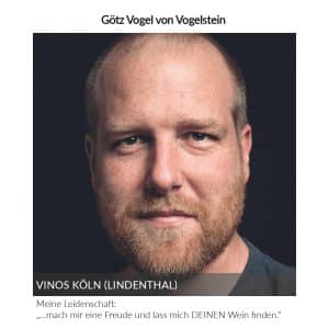 Götz Vogel Von Vogelstein Vinos Köln Lindenthal Kachel 100x100